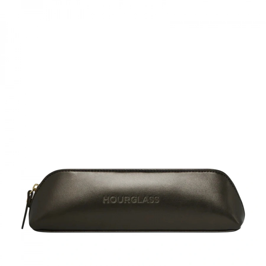 Vegan Leather Makeup Brush Bag